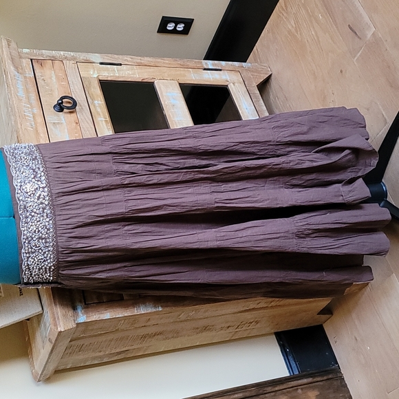 Vintage BCBGMaxazria Boho Skirt - SZ M - Picture 7 of 10